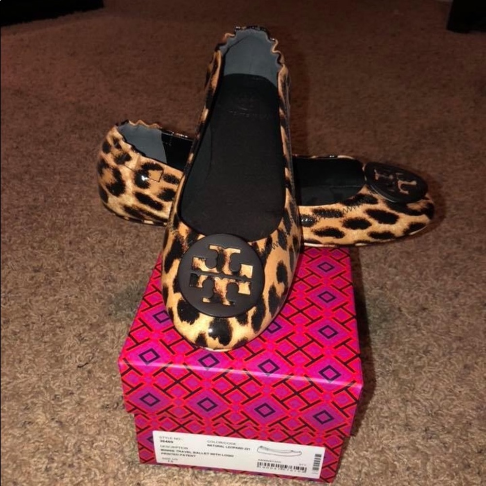 Brand New Tory Burch Minnie Travel Flats 7.5